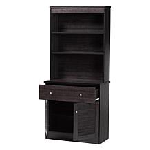 Wholesale Interiors Agni Wood Kitchen Cabinet Hutch