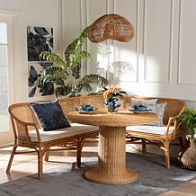 Wholesale Interiors bali and pari Aara Rattan Dining Nook Set