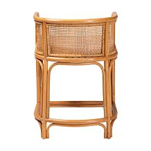 Wholesale Interiors bali and pari Aria Rattan Counter Stool w/Cushion