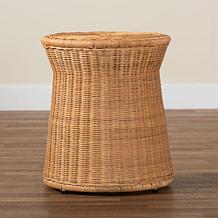 Wholesale Interiors bali and pari Caroline Rattan End Table -  Round