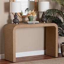 Wholesale Interiors bali and pari Eviana Japandi Jute Waterfall Table 