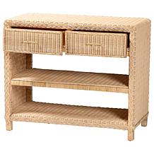 Wholesale Interiors bali and pari Lanica Rattan Console Table