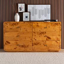 Wholesale Interiors bali and pari Netra Modern Burl Wood Dresser
