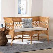 Wholesale Interiors bali and pari Oxford Rattan Dining Bench Armrests
