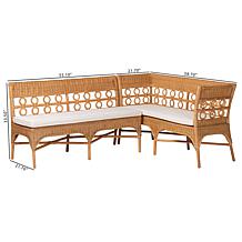 Wholesale Interiors bali and pari Oxford Rattan Dining Bench S