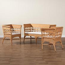 Wholesale Interiors bali and pari Oxford Rattan Living Chair Set