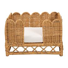 Wholesale Interiors bali and pari Palm Bohemian Rattan Pet Bed