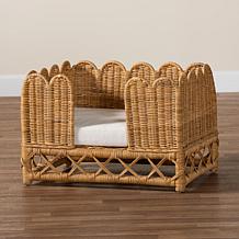 Wholesale Interiors bali and pari Palm Bohemian Rattan Pet Bed