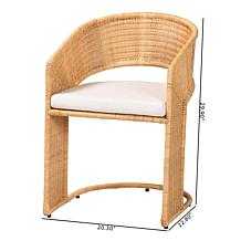 Wholesale Interiors bali and pari Palm Rattan Dining Chair