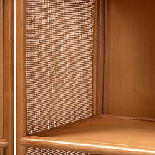 Wholesale Interiors bali and pari Paloma Rattan Cabinet with Shelves