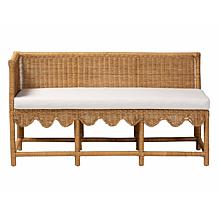 Wholesale Interiors bali and pari Seranay Bohemian Rattan 2pc Nook Set