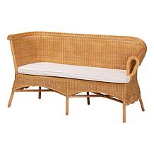 Wholesale Interiors bali and pari Tamara Rattan Dining Bench Set