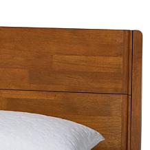 Wholesale Interiors Baxton Studio Aldith Walnut Queen Bed