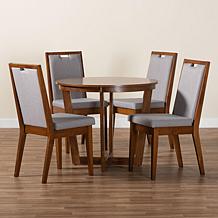 Wholesale Interiors Baxton Studio Ana Modern Wood 5pc Dining Set