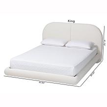 Wholesale Interiors Baxton Studio Cachet Upholstered Platform Bed - Q