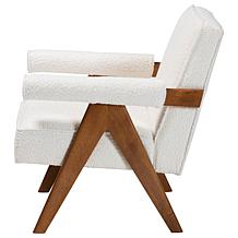 Wholesale Interiors Baxton Studio Georgina Japandi Wood Accent Chair