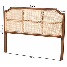 Wholesale Interiors Baxton Studio Hermine Wood Headboard