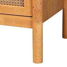 Wholesale Interiors Baxton Studio Jenn Japandi 6-Drawer Rattan Dresser