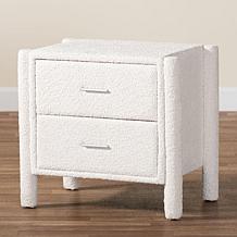 Wholesale Interiors Baxton Studio Laria Modern Fabric Nightstand