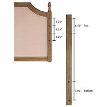 Wholesale Interiors Baxton Studio Lourdes Upholstered Headboard