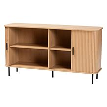 Wholesale Interiors Baxton Studio Lucia Fluted Wood Sideboard
