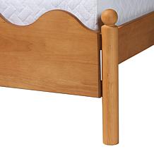 Wholesale Interiors Baxton Studio Malaya Oak Brown Queen Bed