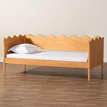 Wholesale Interiors Baxton Studio Malaya Oak Brown Twin Daybed