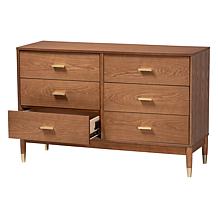 Wholesale Interiors Baxton Studio Mandolin Walnut Dresser