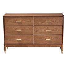 Wholesale Interiors Baxton Studio Mandolin Walnut Dresser