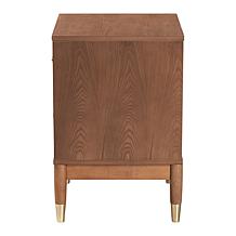 Wholesale Interiors Baxton Studio Mandolin Walnut Nightstand