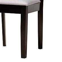 Wholesale Interiors Baxton Studio Norah Modern Fabric Wood Dining Set