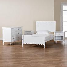 Wholesale Interiors Baxton Studio Roni White Twin Bedroom Set
