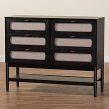 Wholesale Interiors Baxton Studio Shirin Mid Century Wood Dresser