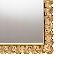 Wholesale Interiors Baxton Studio Vadim Antique Wood Frame Mirror