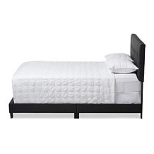 Wholesale Interiors Brookfield Charcoal Fabric Bed - Full