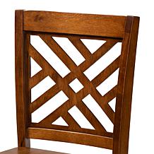 Wholesale Interiors Caron Walnut Wood 5PC Pub Set
