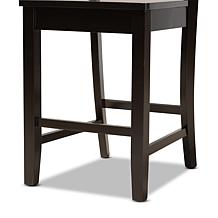 Wholesale Interiors Caron Wood 5PC Pub Set - Dark Brown