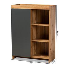 Wholesale Interiors Caspian Wood Shoe Cabinet