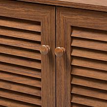Wholesale Interiors Coolidge 4-Shelf Shoe Storage Cabinet