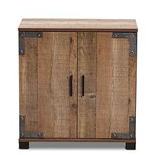 Wholesale Interiors Cyrille Wood 2-Door Shoe Cabinet