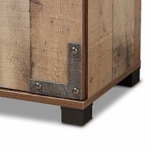 Wholesale Interiors Cyrille Wood 3-Door Shoe Cabinet
