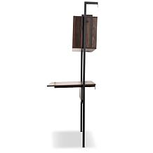 Wholesale Interiors Fariat Modern Industrial Display Shelf with Desk