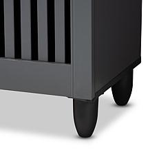 Wholesale Interiors Fernanda 3-Door Entryway Shoe Storage Cabinet