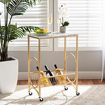 Wholesale Interiors Jacek Modern & Contemporary Wine Cart w/ Tabletop