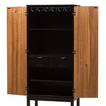 Wholesale Interiors Marya Wood Wine Cabinet