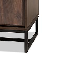Wholesale Interiors Neil Wood and Metal Multipurpose Storage Cabinet
