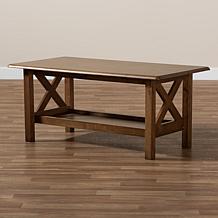 Wholesale Interiors Reese Rectangular Wood Coffee Table