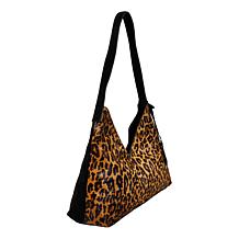 Wildflower Genuine Suede or Haircalf Leather V Hobo