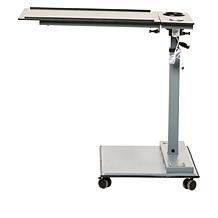 WiseLift Black Standing Desk/Overbed Table with USB Ports