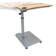 WiseLift Natural Standing Desk/Overbed Table with USB Ports